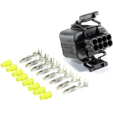 Разъем герметичный без провода на 8 контактов, комплект